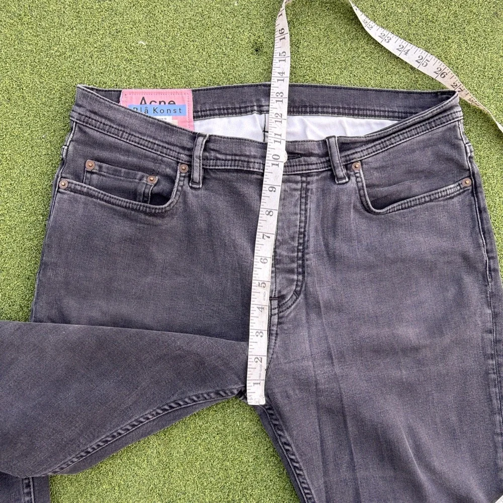 Acne Studios Black Mece Bla Konst Jeans Pants - Size 34x32